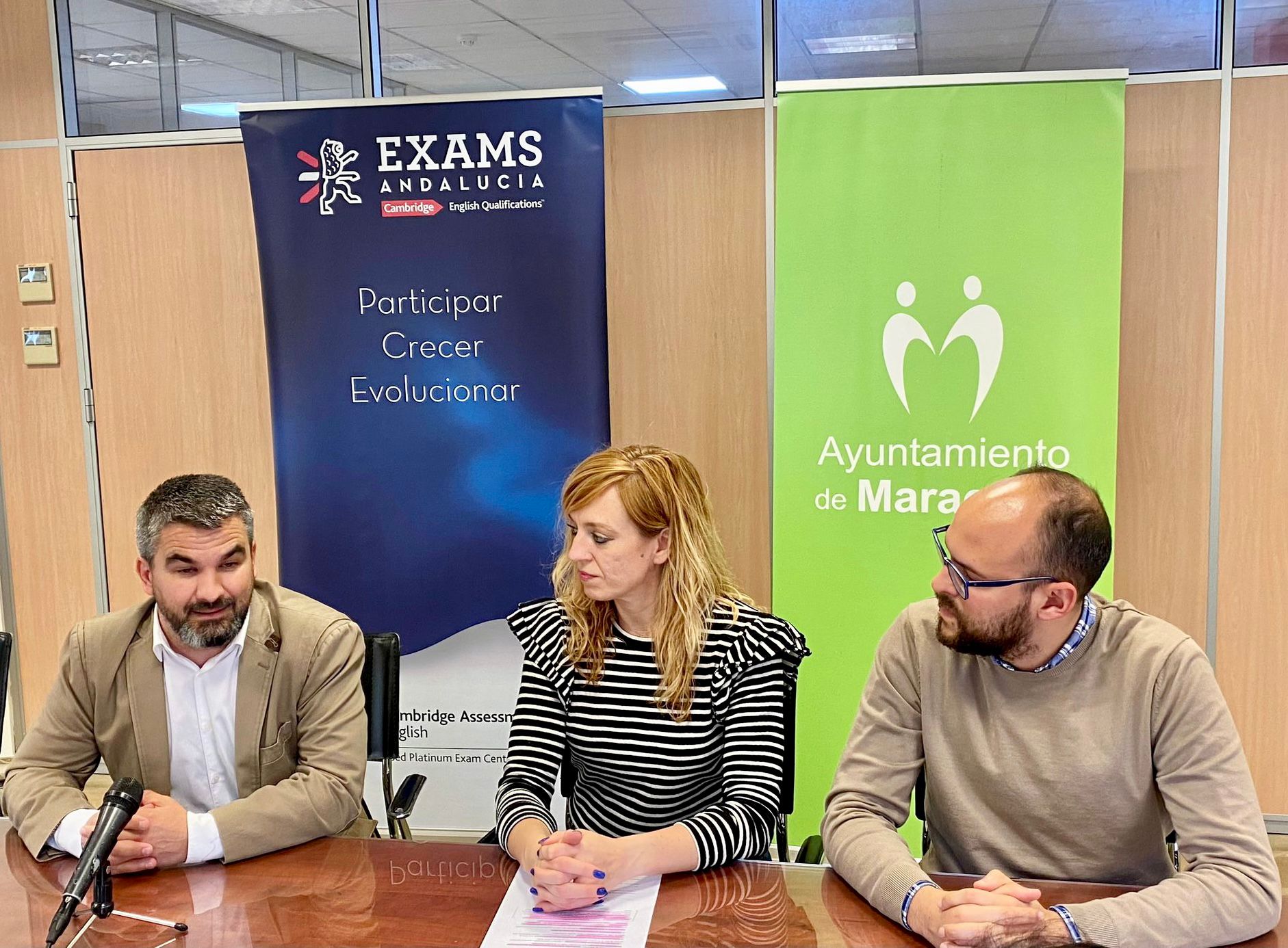 Exams Andalucía firma un convenio con el Ayuntamiento de Maracena para realizar exámenes de Cambridge en la localidad