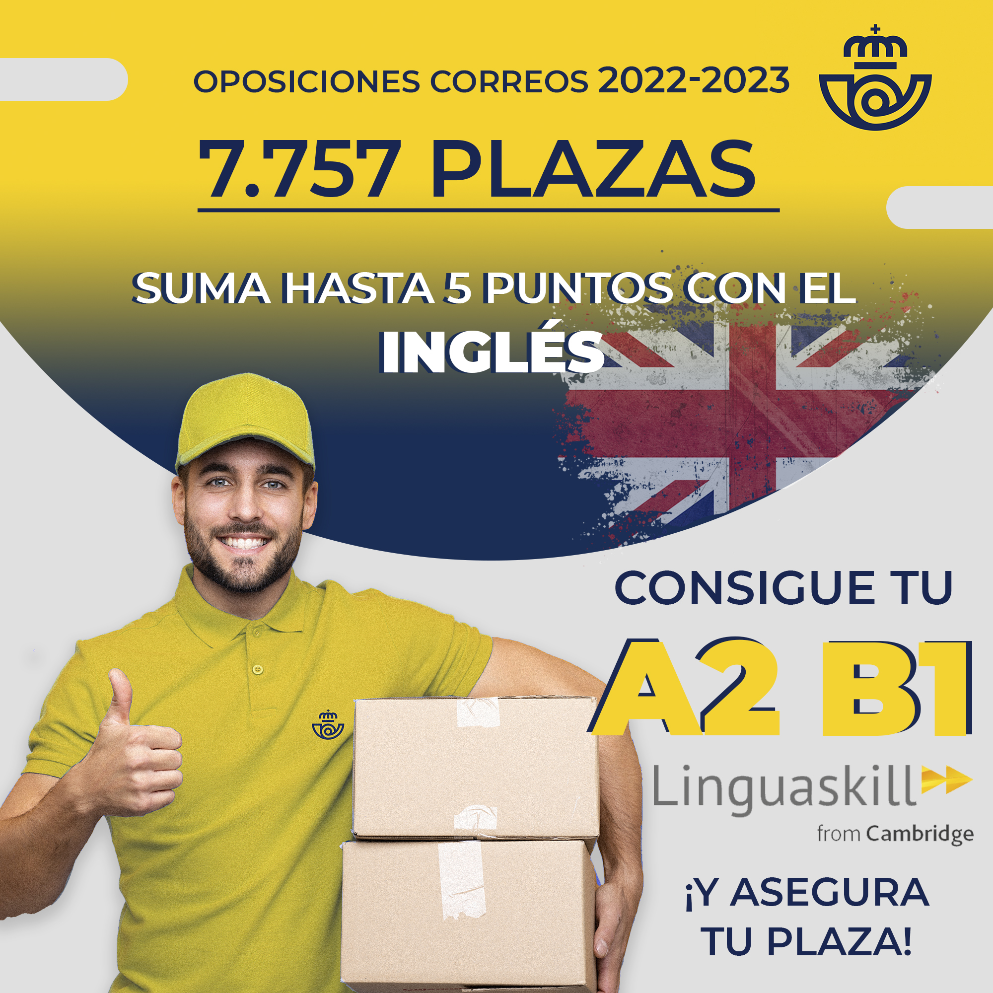 Tu certificado de inglés suma hasta 5 puntos en la convocatoria de empleo de Correos